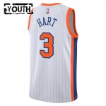 New York Knicks Trikot Josh Hart Nike 2024-25 City Edition Weiß Swingman - Kinder